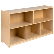 Flash Furniture MK-STRG008-GG Wood Storage Cabinet, 48" Wide, Beige - Default Title
