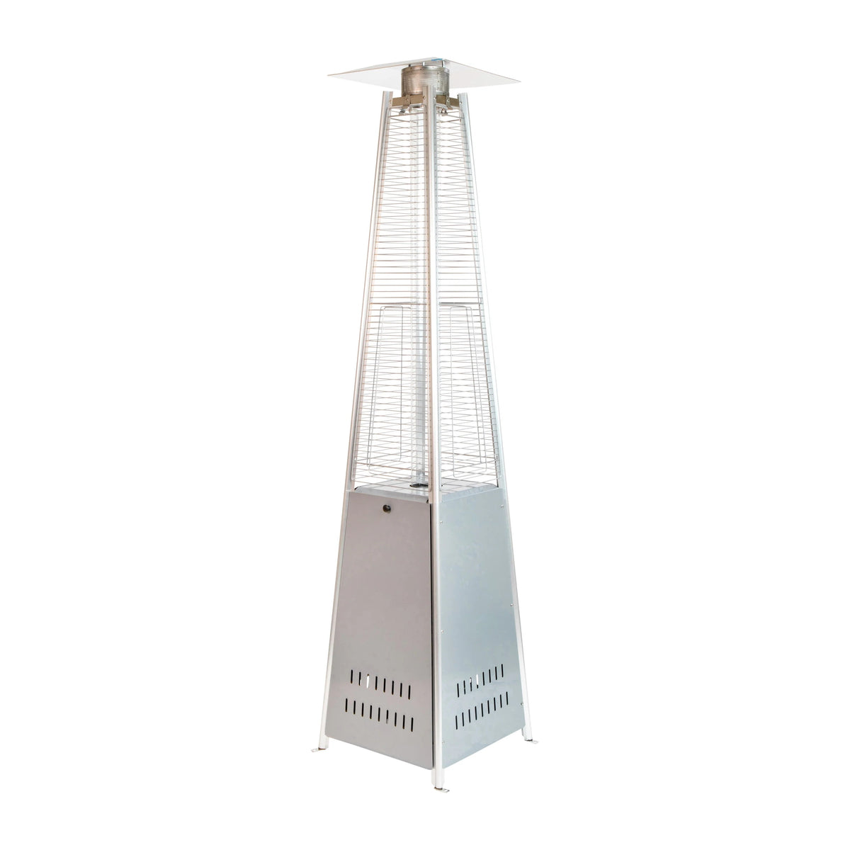 Flash Furniture NAN-FSDC Stainless Steel Patio Heater, 22 1/4" x 22 1/4" - Silver