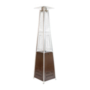 Flash Furniture NAN-FSDC Stainless Steel Patio Heater, 22 1/4" x 22 1/4" - Bronze