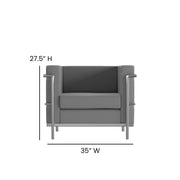 Flash Furniture ZB-REGAL-810-SET-GY-GG Reception Set, Gray - photo 7