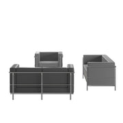 Flash Furniture ZB-REGAL-810-SET-GY-GG Reception Set, Gray - Default Title