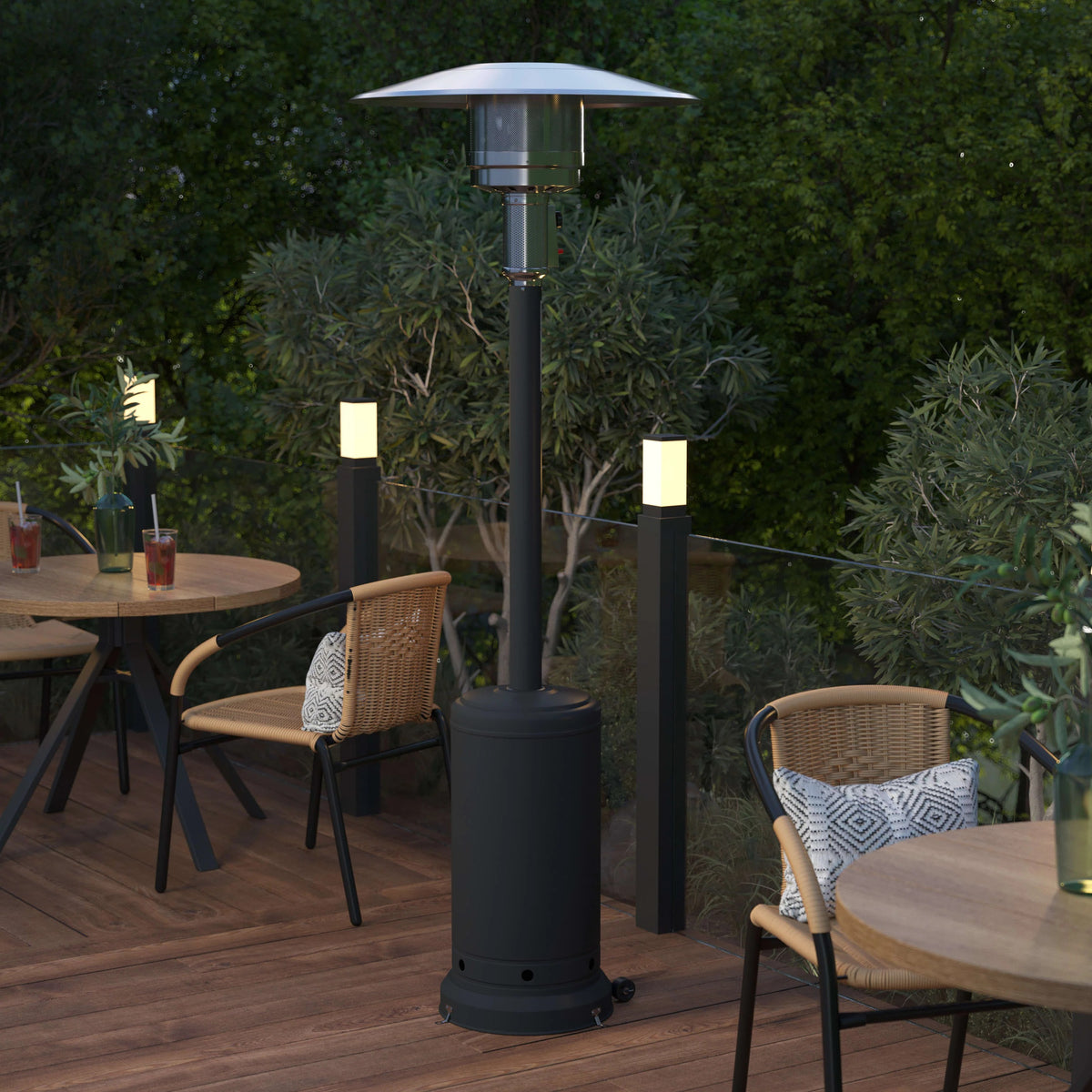 Flash Furniture NAN-HSS-AGH Patio Heater, 31" Wide - photo 2