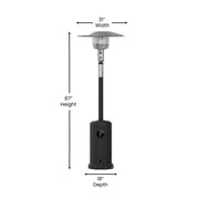 Flash Furniture NAN-HSS-AGH Patio Heater, 31" Wide - photo 4
