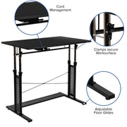 Flash Furniture NAN-JN-21908-GG Desk, 39 1/4" Wide - photo 3