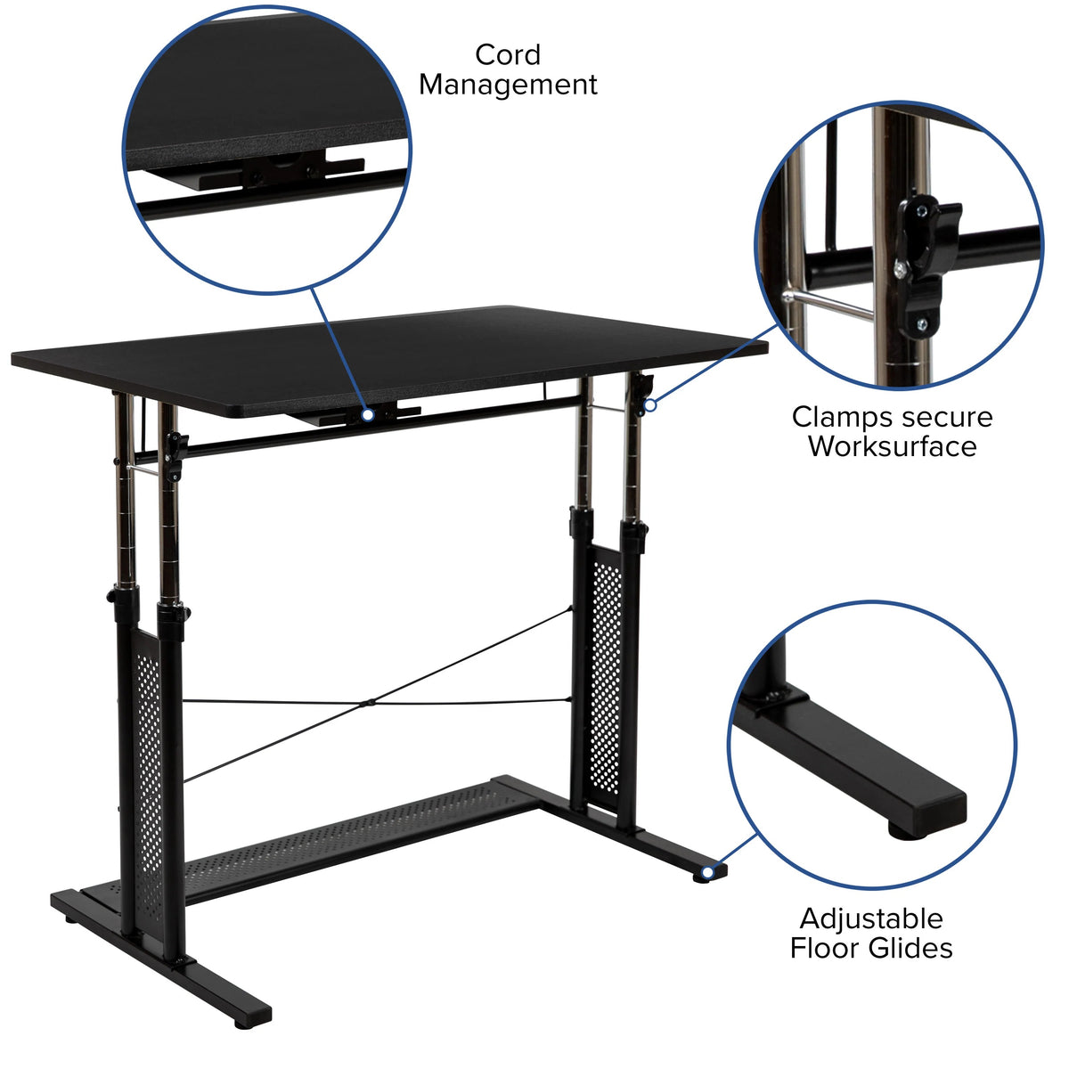Flash Furniture NAN-JN-21908-GG Desk, 39 1/4" Wide - photo 3