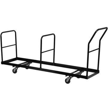 Flash Furniture NG-DOLLY-309 Steel Chair Truck, Black - 35 Chairs