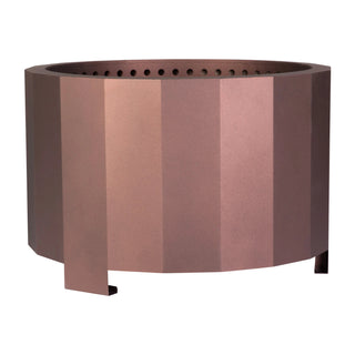 Flash Furniture BLN-HY-B-2201FP Steel Fire Pit, 17 3/4" High, Bronze - 19 1/2"