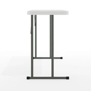 Flash Furniture Folding Table, 18" Wide, White - photo 2