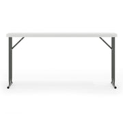 Flash Furniture Folding Table, 18" Wide, White - photo 3