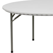 Flash Furniture Folding Table, 29" High, White - photo 4