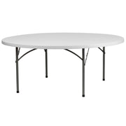 Flash Furniture Folding Table, 29" High, White - 72"