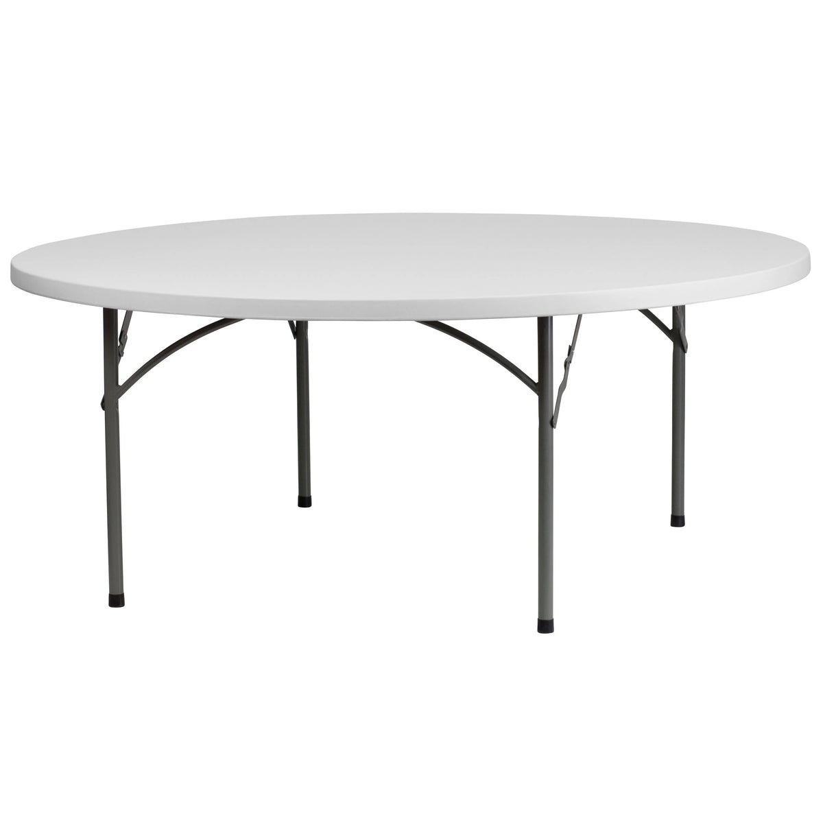 Flash Furniture Folding Table, 29" High, White - 72"