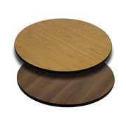 Flash Furniture Table Top, Brown - 30" Round