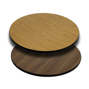Flash Furniture Table Top, Brown - 36" Round