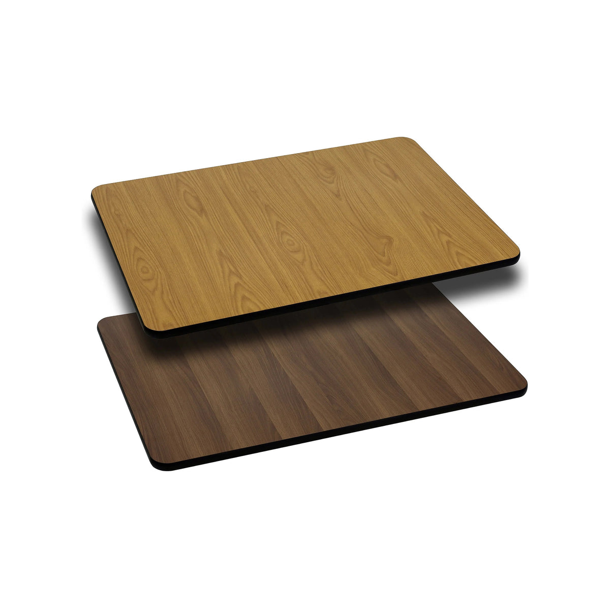 Flash Furniture Table Top, Brown - 24" x 30" Rectangular