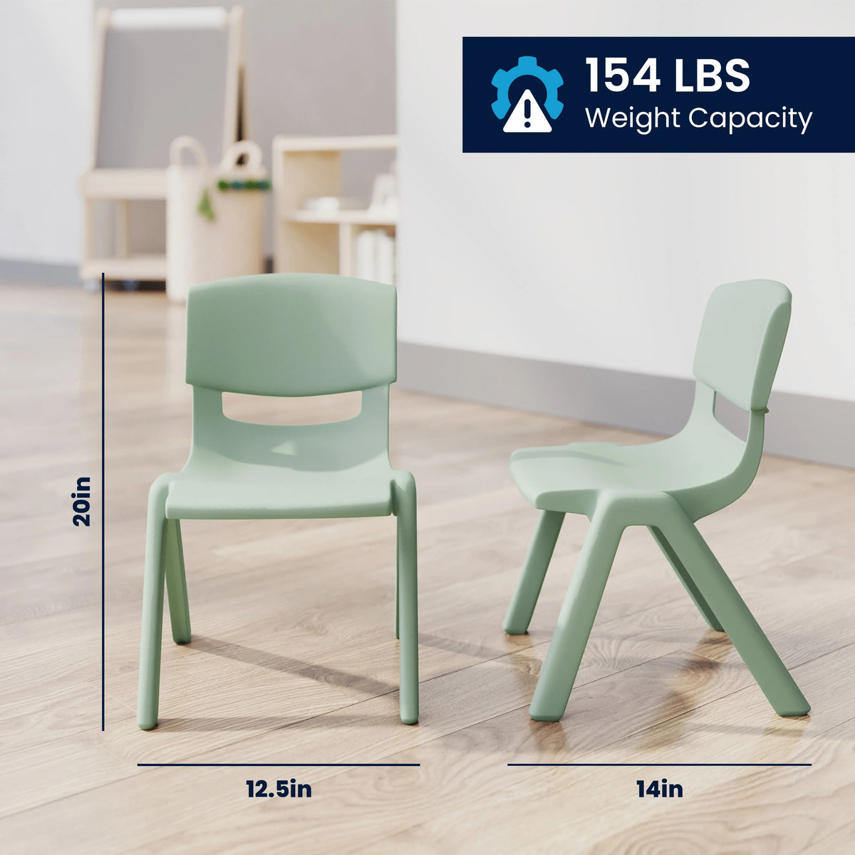 Flash Furniture YU-YCY-060-0034-RECT-TBL Plastic Table, 23 5/8" x 47 1/4" - photo 6