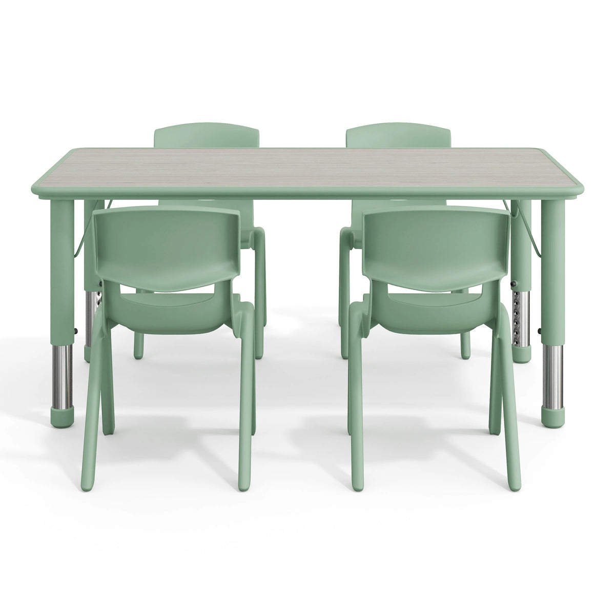 Flash Furniture YU-YCY-060-0034-RECT-TBL Plastic Table, 23 5/8" x 47 1/4" - photo 7