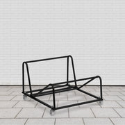 Flash Furniture RUT-188-DOLLY-GG Steel Chair Dolly, 22" x 29 3/4", Black - photo 2
