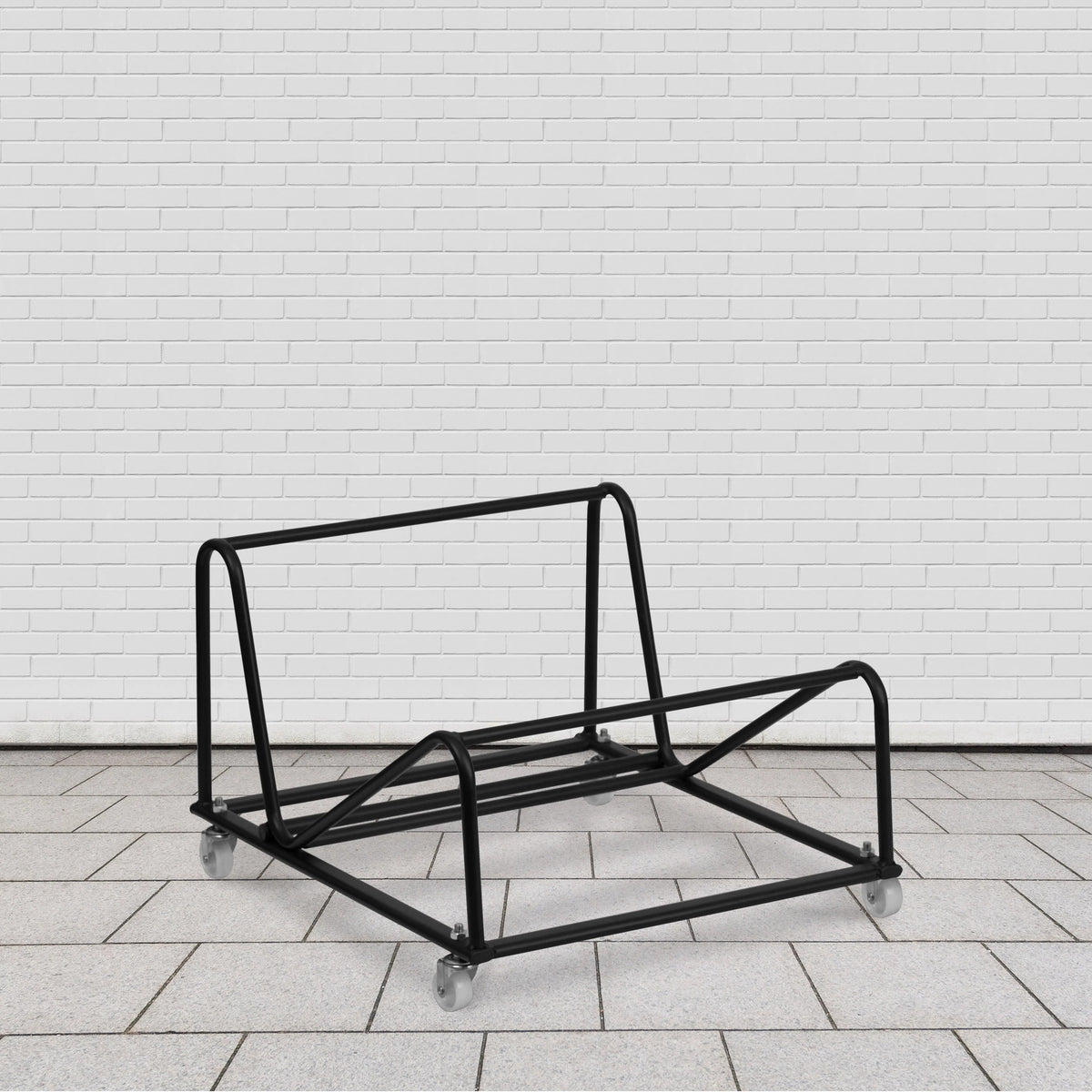 Flash Furniture RUT-188-DOLLY-GG Steel Chair Dolly, 22" x 29 3/4", Black - photo 2