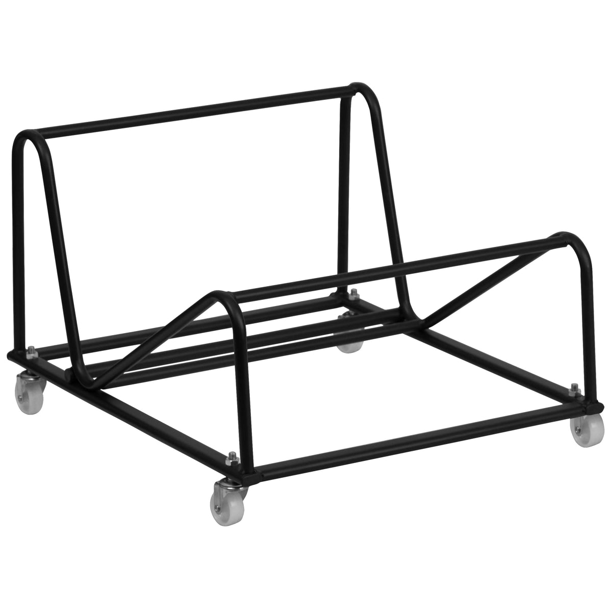 Flash Furniture RUT-188-DOLLY-GG Steel Chair Dolly, 22" x 29 3/4", Black - Default Title