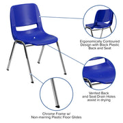 Flash Furniture RUT-18 Plastic Chair, 19 1/2" Wide - photo 2