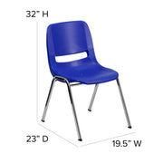 Flash Furniture RUT-18 Plastic Chair, 19 1/2" Wide - photo 3