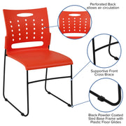 Flash Furniture RUT-2 Plastic Chair, 881 lb. Capacity - photo 2