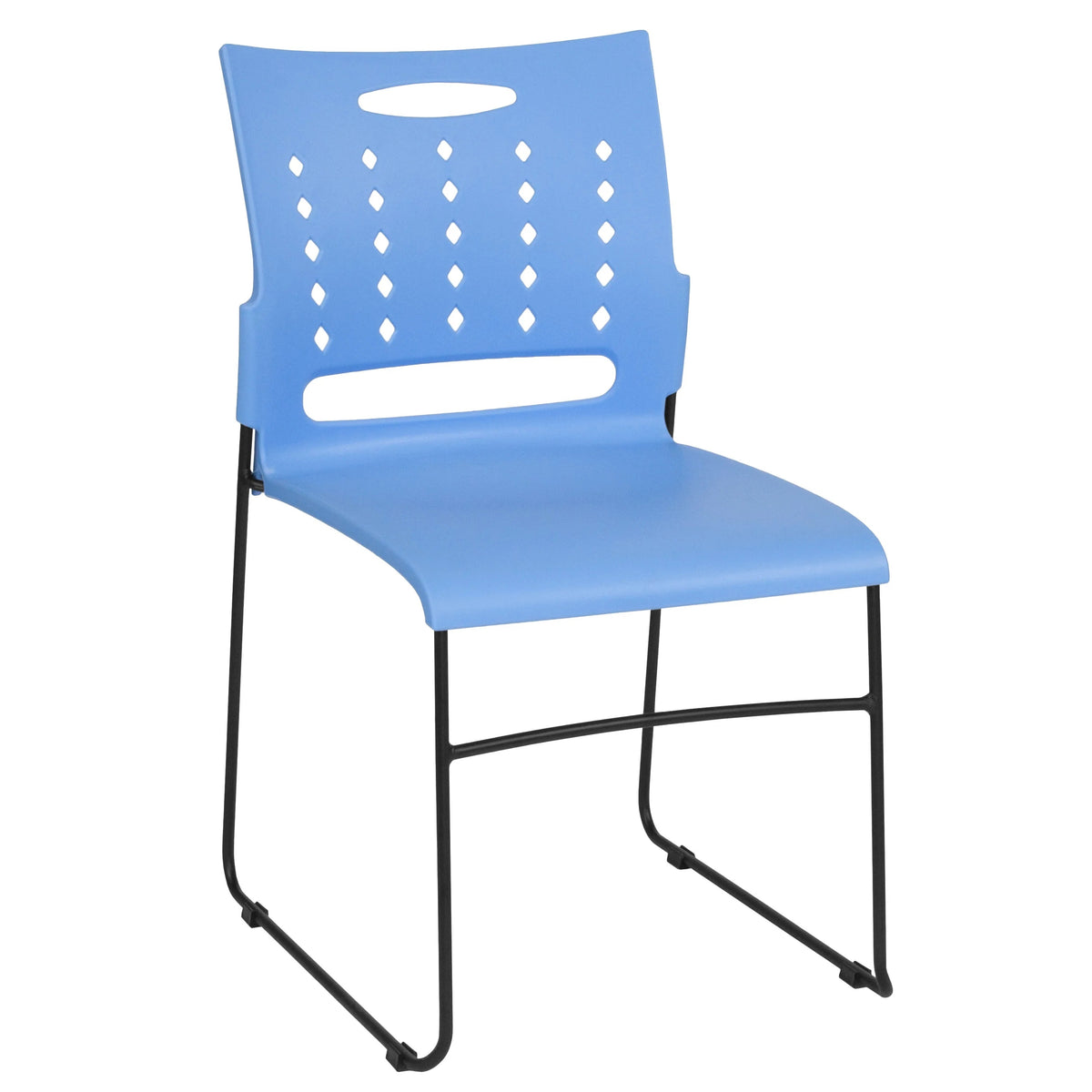 Flash Furniture RUT-2 Plastic Chair, 881 lb. Capacity - Blue