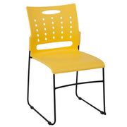 Flash Furniture RUT-2 Plastic Chair, 881 lb. Capacity - Yellow