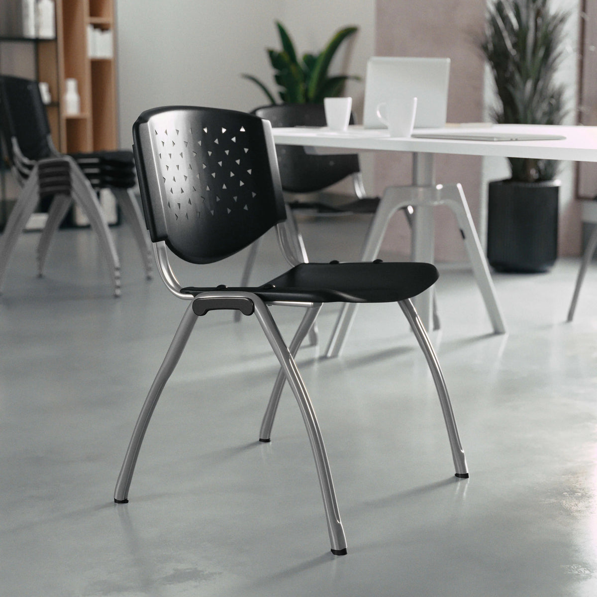 Flash Furniture RUT-F01A Plastic Chair, 20 3/4" Wide - photo 2