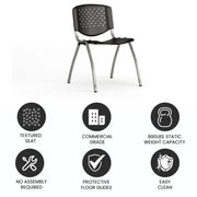 Flash Furniture RUT-F01A Plastic Chair, 20 3/4" Wide - photo 3