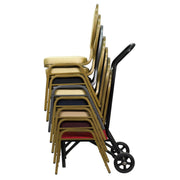 Flash Furniture FD-STK-DOLLY-GG Steel Chair Dolly, 10 Chairs, Black - photo 2