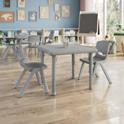 Flash Furniture YU-YCX-0023-2-SQR-TBL Plastic Table, 24" x 24" - photo 4