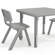 Flash Furniture YU-YCX-0023-2-SQR-TBL Plastic Table, 24" x 24" - photo 6