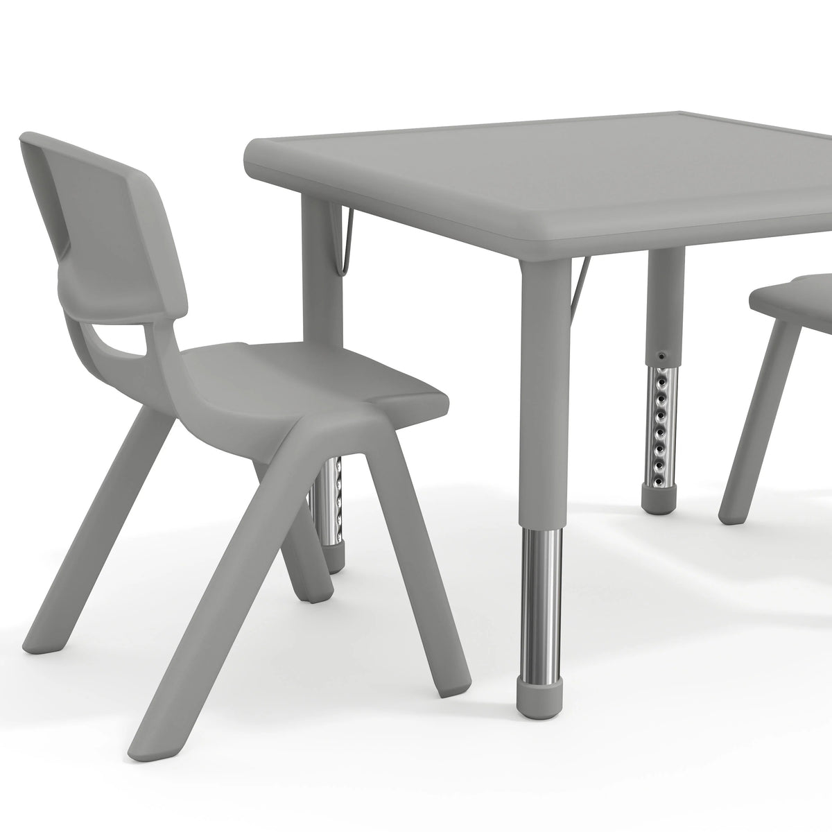 Flash Furniture YU-YCX-0023-2-SQR-TBL Plastic Table, 24" x 24" - photo 6