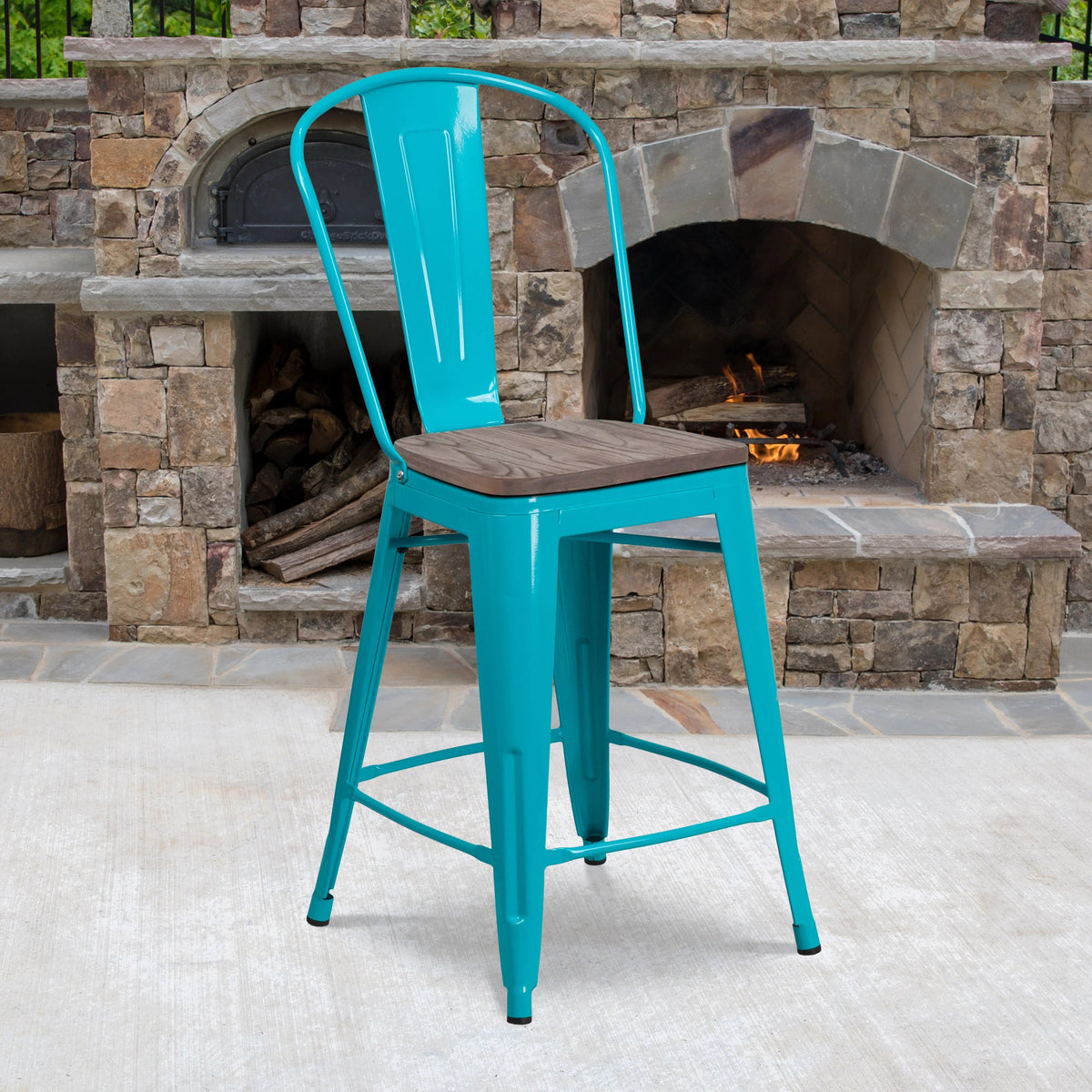 Flash Furniture ET-3534-24 Stool, 17 3/4" Wide - photo 2