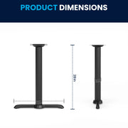 Flash Furniture XU-T0522 Cast Iron Table Base, 5" x 22", Black - photo 2