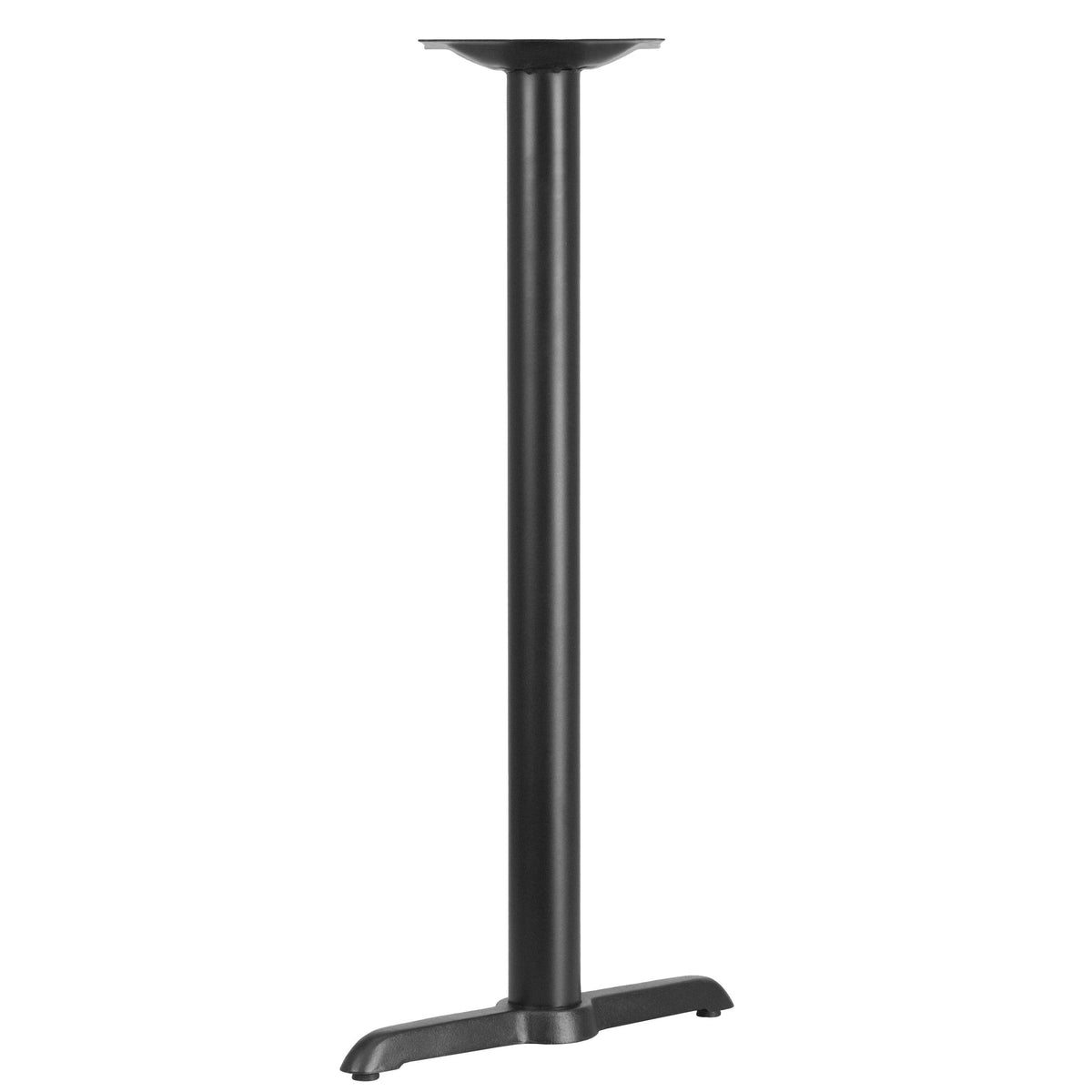 Flash Furniture XU-T0522 Cast Iron Table Base, 5" x 22", Black - 42"