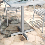 Flash Furniture XU-T2222 Cast Iron Table Base, 22" x 22", Black - photo 2