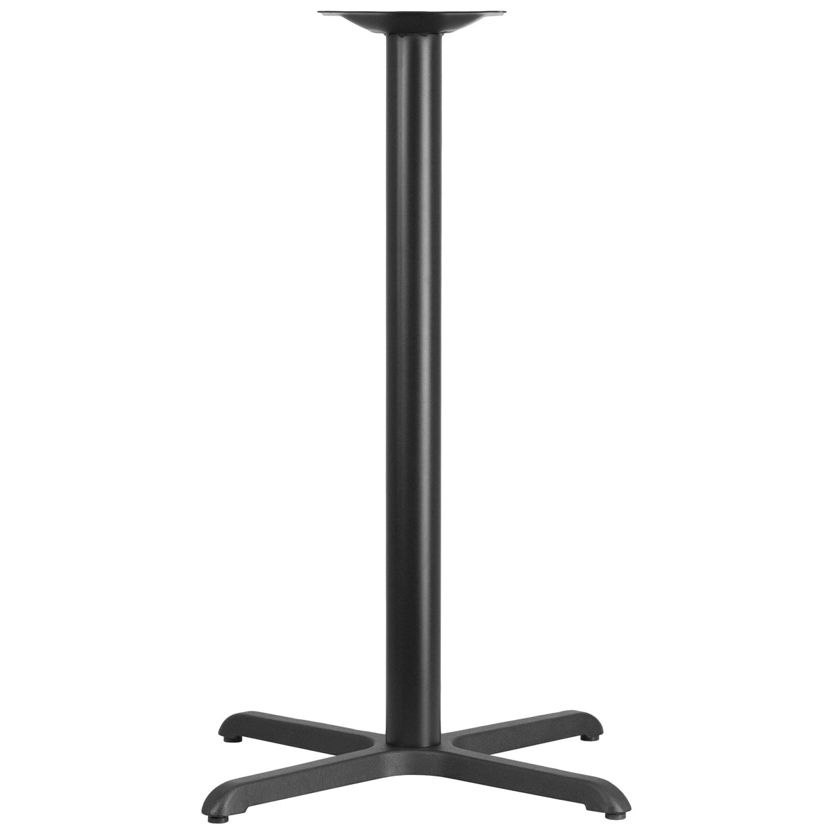 Flash Furniture XU-T3030 Cast Iron Table Base, 30" x 30", Black - 42"