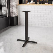 Flash Furniture XU-T3333 Cast Iron Table Base, 33" x 33", Black - photo 4