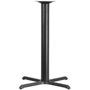 Flash Furniture XU-T3333 Cast Iron Table Base, 33" x 33", Black - 42"
