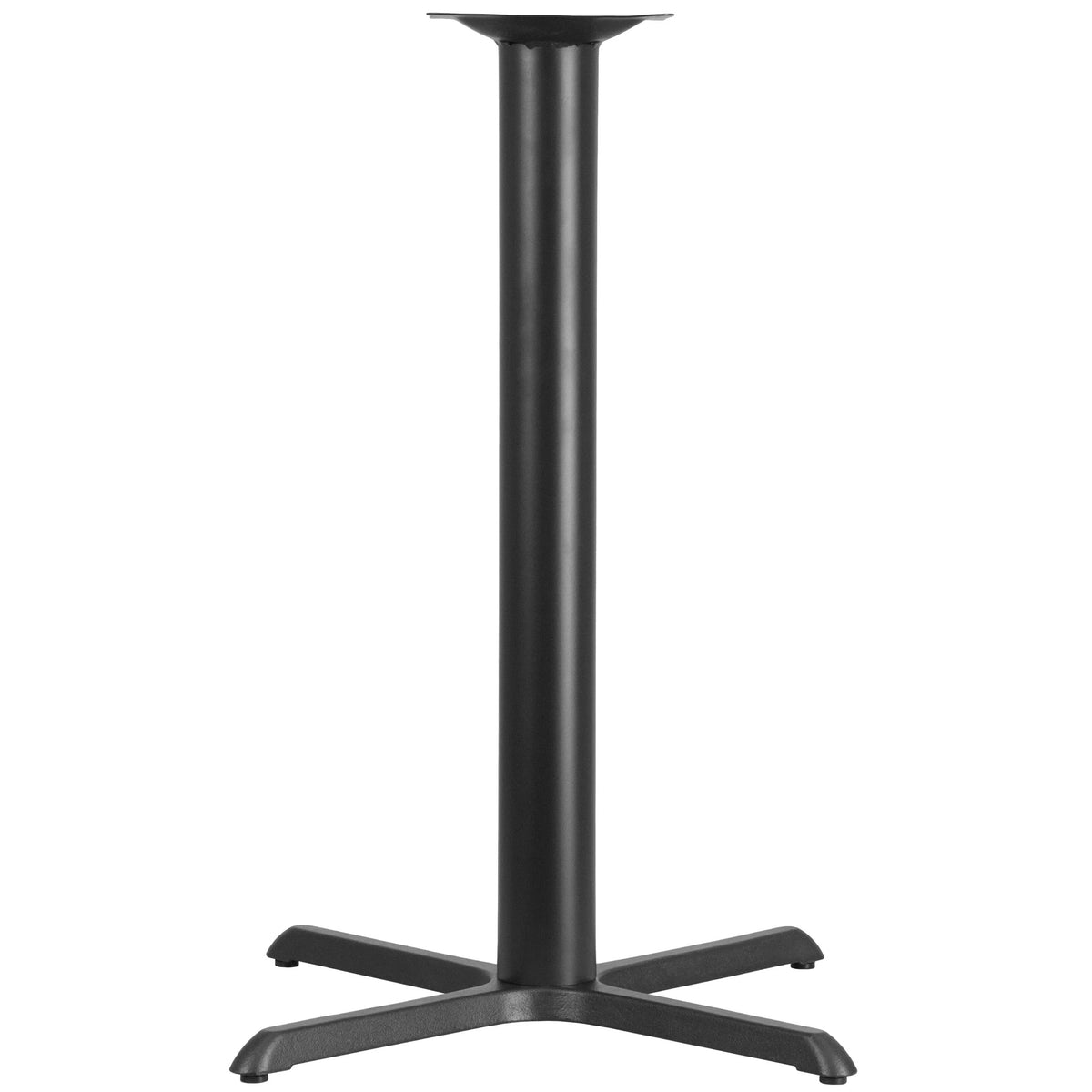 Flash Furniture XU-T3333 Cast Iron Table Base, 33" x 33", Black - 42"