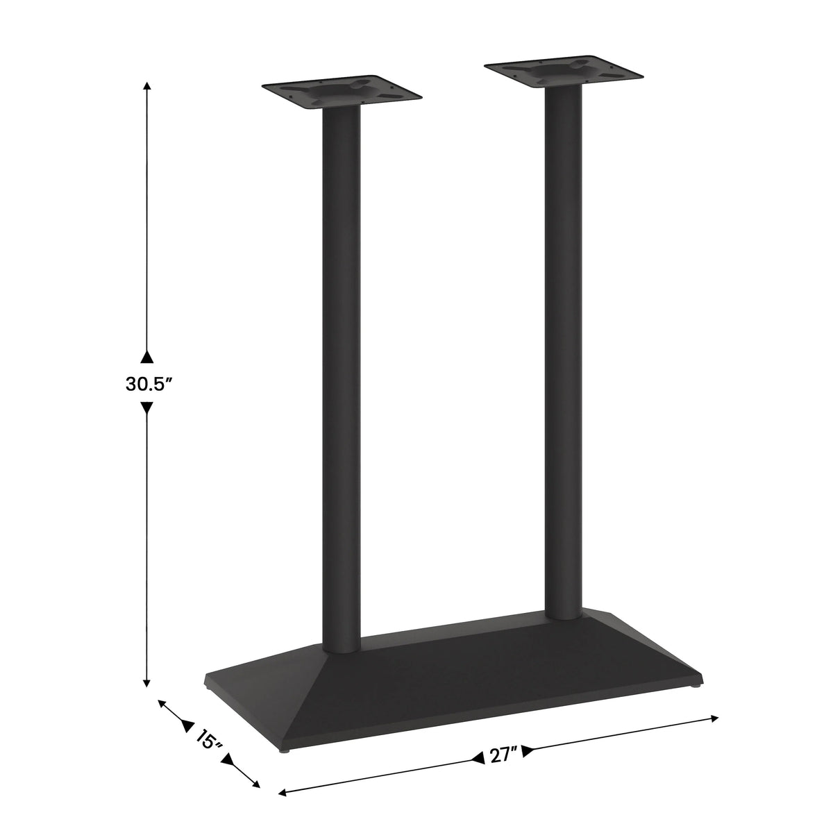 Flash Furniture XU-DG-TB002-OUT Table Base, 15" x 27" - photo 2
