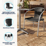 Flash Furniture TLH-020-BK-GG Chair, 21 3/4" Wide - photo 3