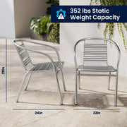 Flash Furniture TLH-1-GG Outdoor Restaurant Chair, 22" Wide - photo 4