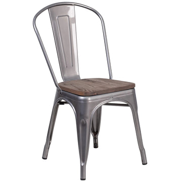 Flash Furniture XU-DG-TP001-WD-GG Chair, 17 3/4" Wide - Default Title