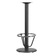 Flash Furniture XU-TR18-BAR-3CFR-GG Cast Iron Table Base, 500 lb. Capacity, Black - Default Title