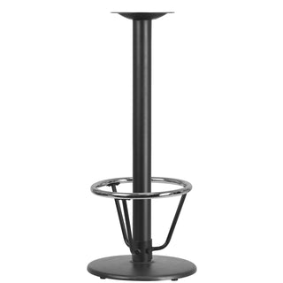 Flash Furniture XU-TR18-BAR-3CFR-GG Cast Iron Table Base, 500 lb. Capacity, Black - Default Title