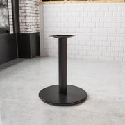 Flash Furniture XU-TR24 Cast Iron Table Base, 500 lb. Capacity, Black - photo 2
